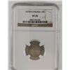 Image 1 : 10-cent 1875H NGC VF35, cross graded ICCS VF30