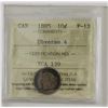 Image 1 : 10-cent 1885 obv 4 ICCS F12