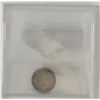 Image 2 : 10-cent 1893 Round Top 3; Obverse 6 ICCS Fair.  The date is very clear considering the grade.