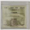 Image 1 : 10-cent 1908 ICCS certified SP60 Cleaned. An attractive bright coin that has been polished.