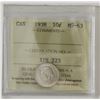 Image 1 : 10-cent 1938 ICCS Certified MS-63. Blast white coin with mint bloom.