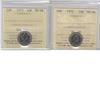 Image 1 : 10-cent 1972 & 1973 ICCS MS66. Both tied for finest known. 2pcs