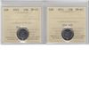 Image 1 : 10-cent 2011 & 2012 ICCS MS67.  Both tied for the finest known. 2pcs