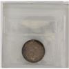 Image 2 : 25-cent 1901 Repunched 9 Variety ICCS MS63.  Amazing rustic toning.