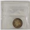 Image 2 : 25-cent 1906 "Small Crown"  ICCS Certified Fair condition.