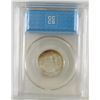 Image 2 : 25-cent 1918 CCCS MS64, cross graded ICCS MS64. Strong lustre with a very defined strike.