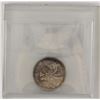 Image 2 : 25-cent 1938 ICCS Certified MS64. A deeply toned coins with strong colours of Violets and Blues.