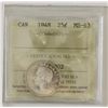 Image 1 : 25-cent 1948  ICCS MS63