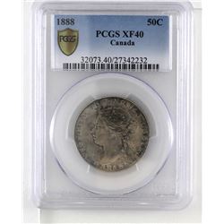 50-cent 1888  PCGS EF40