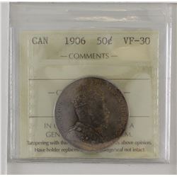 50-cent 1906 ICCS VF30