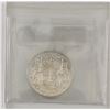 Image 2 : 50-cent 1947 'Curved Right' ICCS Certified MS-64. A choice coin with near blast white fields and gre