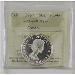 50-cent 1957 ICCS PL66 Cameo