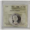 Image 1 : 50-cent 1961 ICCS PL67 Heavy Cameo. Tied for the highest grade.