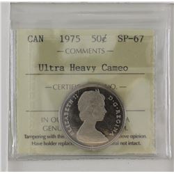 50-cent 1975 ICCS SP67 Ultra Heavy Cameo.