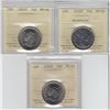 Image 1 : 50-cent 2002P Ascension, 2005P & 2006P ICCS MS66. 3pcs