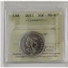 Image 1 : 50-cent 2012 ICCS MS67. Tied for finest known.