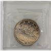 Image 2 : silver $1 1947 Maple Leaf ICCS EF45