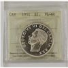 Image 1 : Silver $1 1951 SWL ICCS Certified PL66. Tied for Top Grade by ICCS,  an attractive well struck coin 