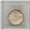 Image 2 : Silver $1 1952 No Water Line  ICCS MS64