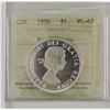 Image 1 : silver $1 1956 ICCS PL67 Heavy Cameo.