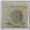 Image 1 : silver $1 1962 ICCS MS65