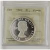 Image 1 : silver $1 1962 ICCS PL66 Heavy Cameo