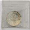 Image 2 : Silver $1 1966 Large Beads ICCS Certified MS65. Light hints of golden Toning around the rim.