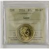 Image 1 : loon $1 2014 ICCS MS67. Tied for finest known