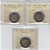 Image 1 : $2 2011 Boreal Forest, 2014 & 2015 ICCS MS66. 3pcs