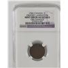 Image 1 : Error 1944 Canada 1-cent with lamination error on obverse NGC AU50