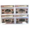 Image 2 : Bank of Brantford Set; 1859 $1 CH-40-12-02R BCS Choice UNC62, $2 CH-40-12-04R BCS Choice UNC62, $4 C