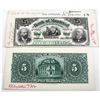 Image 1 : 1891 Bank of Montreal Face and Back Proof $5 notes.  505-40-02P, UNC. Both Face and Back have origin