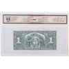 Image 2 : 1937 Bank of Canada Short Run $1.  BC-21d, S/N: W/N1648360, BCS CUNC-63 Original. A well centered no