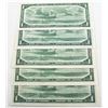 Image 2 : 5 different 1954 $1.00 replacement notes with 5 different prefix's all in UNC or better condition.