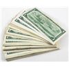 Image 2 : 55 different 1954 $1.00 notes with 55 different prefix's all in Fine or better condition.