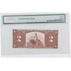 Image 2 : 1937 Bank of Canada Short Run $2.  BC-22c, S/N: L/R3371405, PMG CUNC-64, EPQ