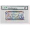 Image 1 : 1972 Bank of Canada Replacement $5.  BC-48aA, S/N: *CD3013482, PMG CUNC-64, EPQ