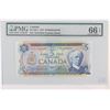 Image 1 : 1972 Bank of Canada Replacement $5.  BC-48bA, S/N: *SL2240327, PMG GUNC-66, EPQ.  A well centered an