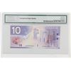 Image 2 : 2001 Bank of Canada Replacement $10.  BC-63bA, FEC(9.800M-10.00M), Missing Circle, S/N: FEC9997876, 