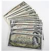 Image 1 : Group lot of 20 different 1954 $20.00 notes with 20 different prefix's all in EF or better condition