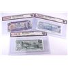 Image 1 : 3 x matching low serial numbered notes.  1971 $10, 1979 $5, and 1979 $20.  BCS CUNC-63 and higher