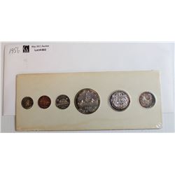 1956 Proof-Like Set with white cardboard. Some cameo's