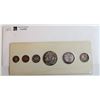 Image 1 : 1956 Proof-Like Set with white cardboard. Some cameo's