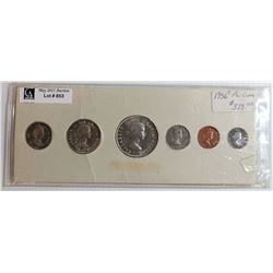 RCM Lot 1956 original Proof-Like Set in Mint Pliofilm. Set light Cameo present on most of the coins.