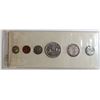 Image 2 : RCM Lot 1956 original Proof-Like Set in Mint Pliofilm. Set light Cameo present on most of the coins.