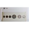 Image 1 : 1959 Proof-Like Set with white cardboard. Strong cameo on 25ct, 50ct and $1