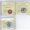 Image 2 : Group Lot of ICCS Certified Proof Commemorative coins. Lot includes, 2003 Gold Plated 1-cent PF65 UH