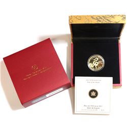 RCM lot:  gold 2013 Year of the Snake $150 with RCM packaging