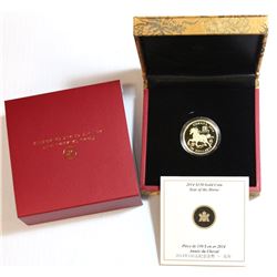 RCM lot: gold 2014 Year of the Horse $150 with RCM packaging