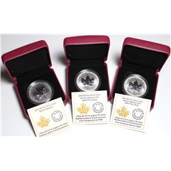 RCM Lot; 2014 $5 Bullion Replica with Privy, 2014 $5 American Numismatic Association Maple Leaf and 